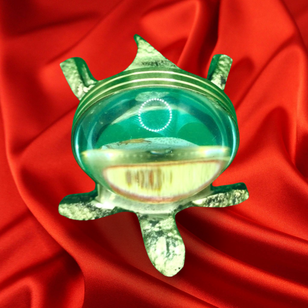 Brass Tortoise with Sampoorna Shri Yantra Kuber Vyapar Vridhi Kachua